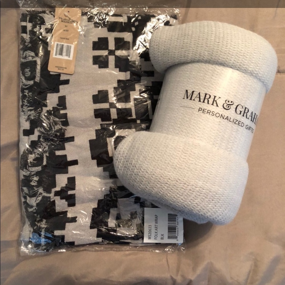 Micheal stars wrap and mark and graham throw
